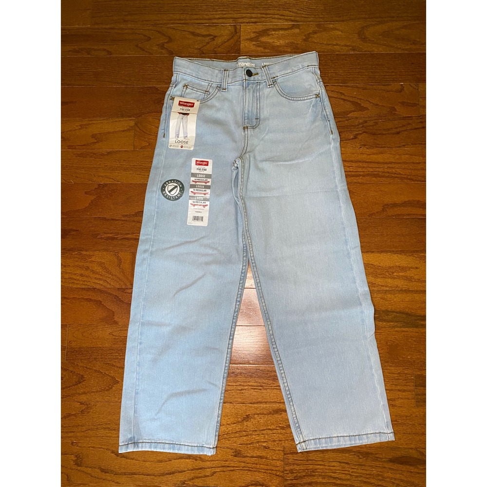 Wrangler Loose‎ Light Wash Jeans Size Kids 10R